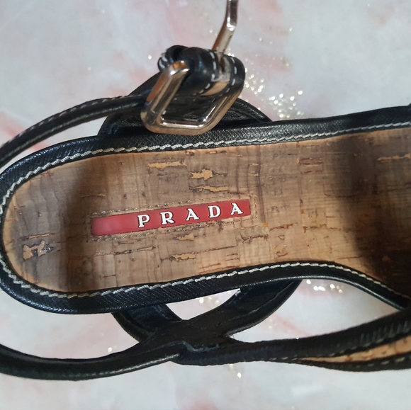 Prada Cork Wedges/Sandals - Picture 5 of 5